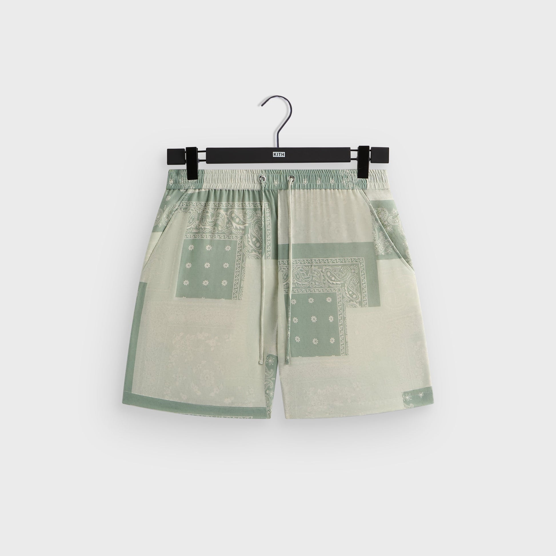 Men Kith Kith Silk Lyocell Bandana Cedar Short - Realm