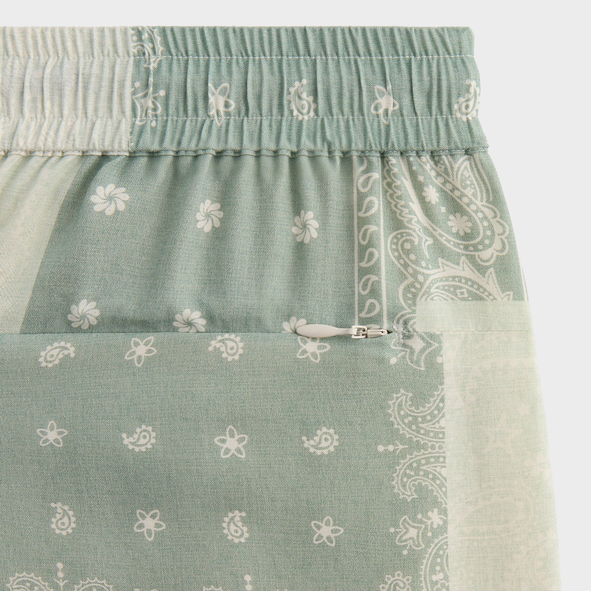 Men Kith Kith Silk Lyocell Bandana Cedar Short - Realm