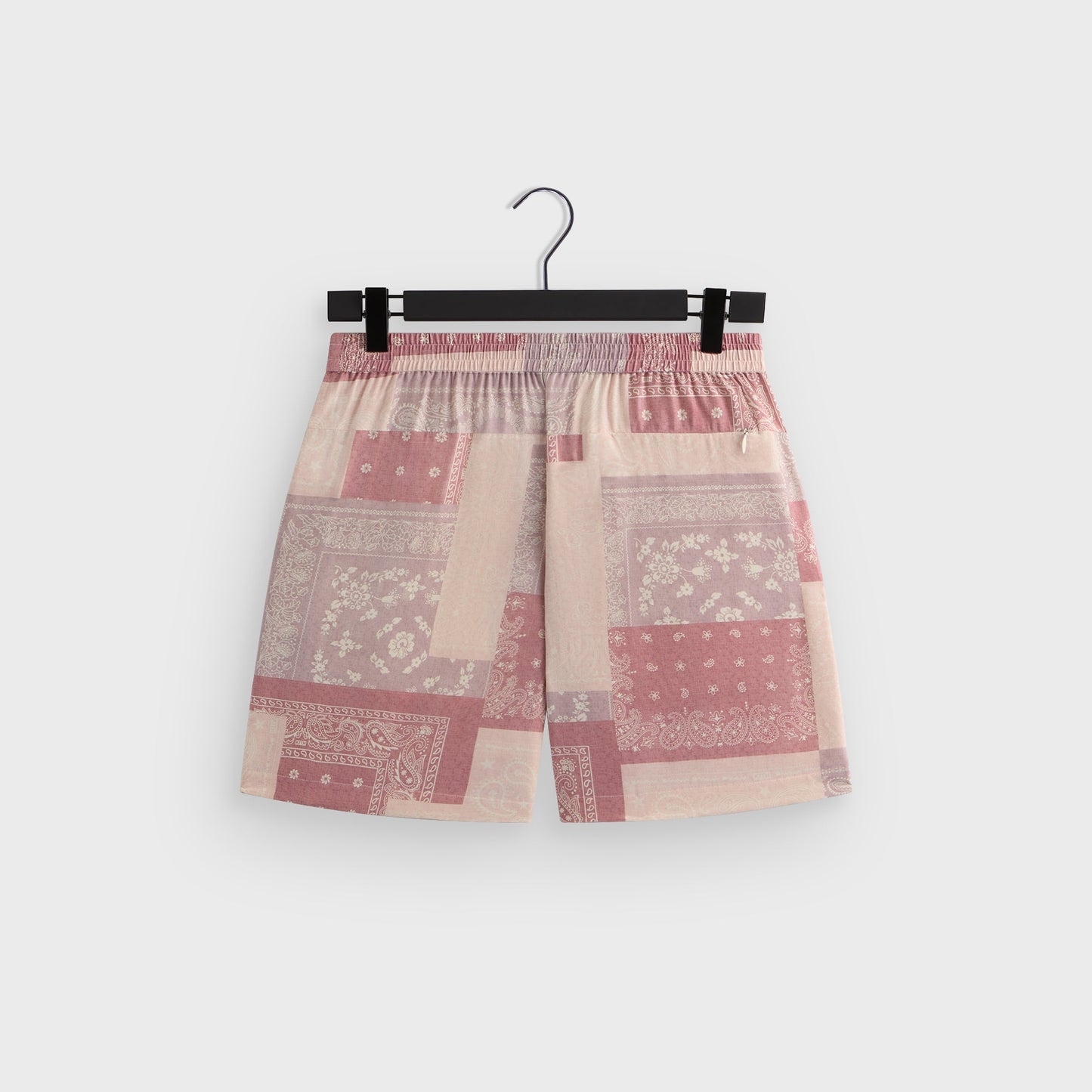 Men Kith Kith Silk Lyocell Bandana Cedar Short - Pink Opal