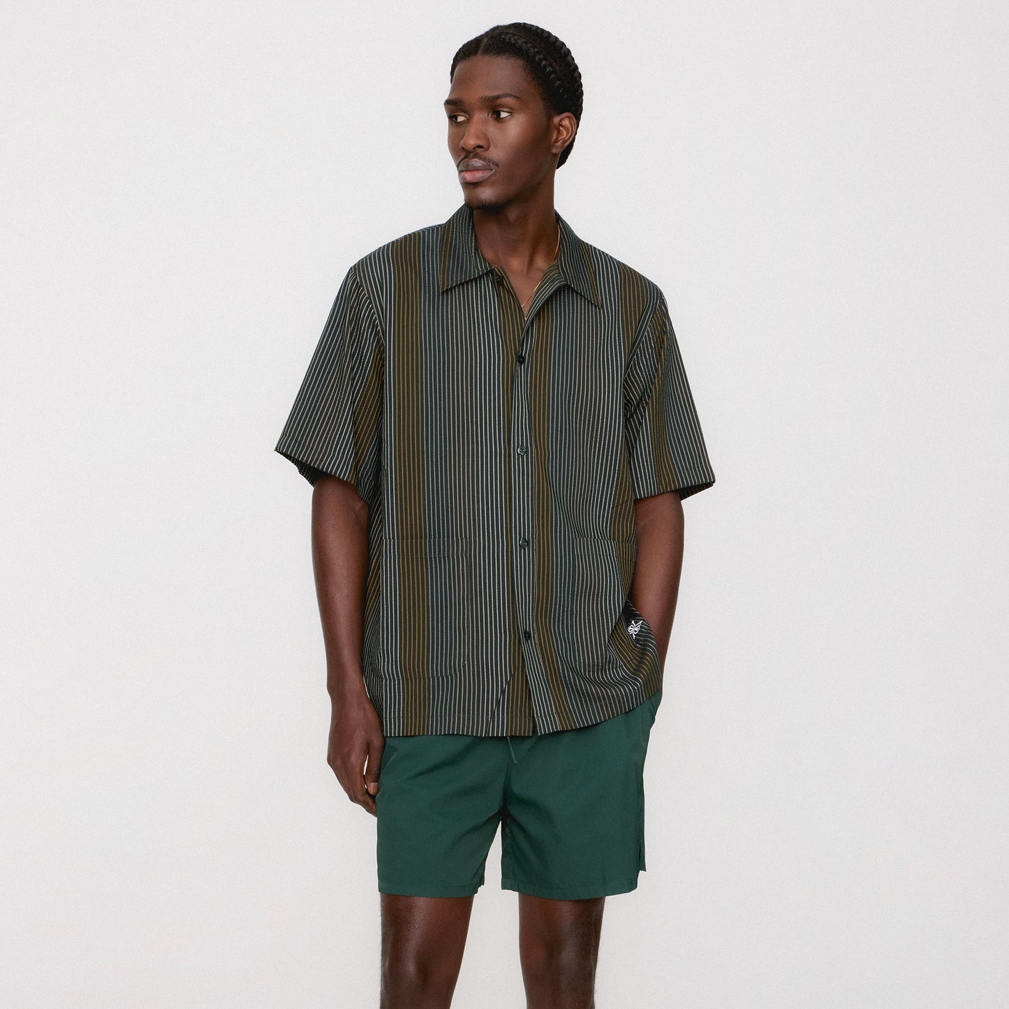 Men Kith Kith Water Activated Monogram Collins Swim Short - Stadium