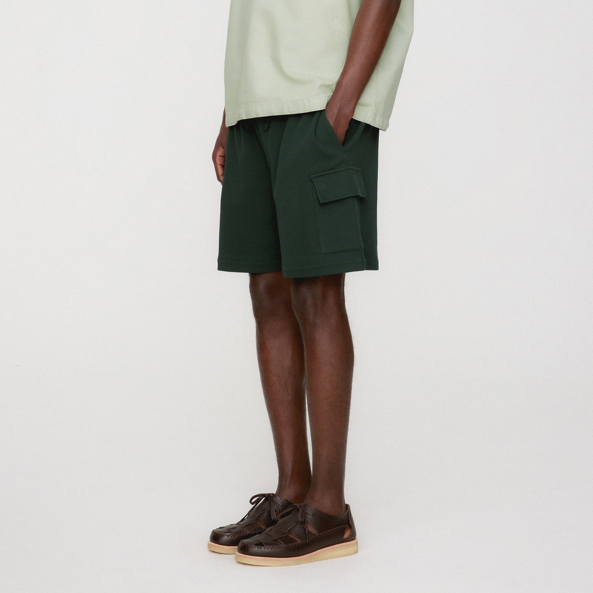 Men Kith Kith Micro Waffle Fairfax Cargo Short - Stadium