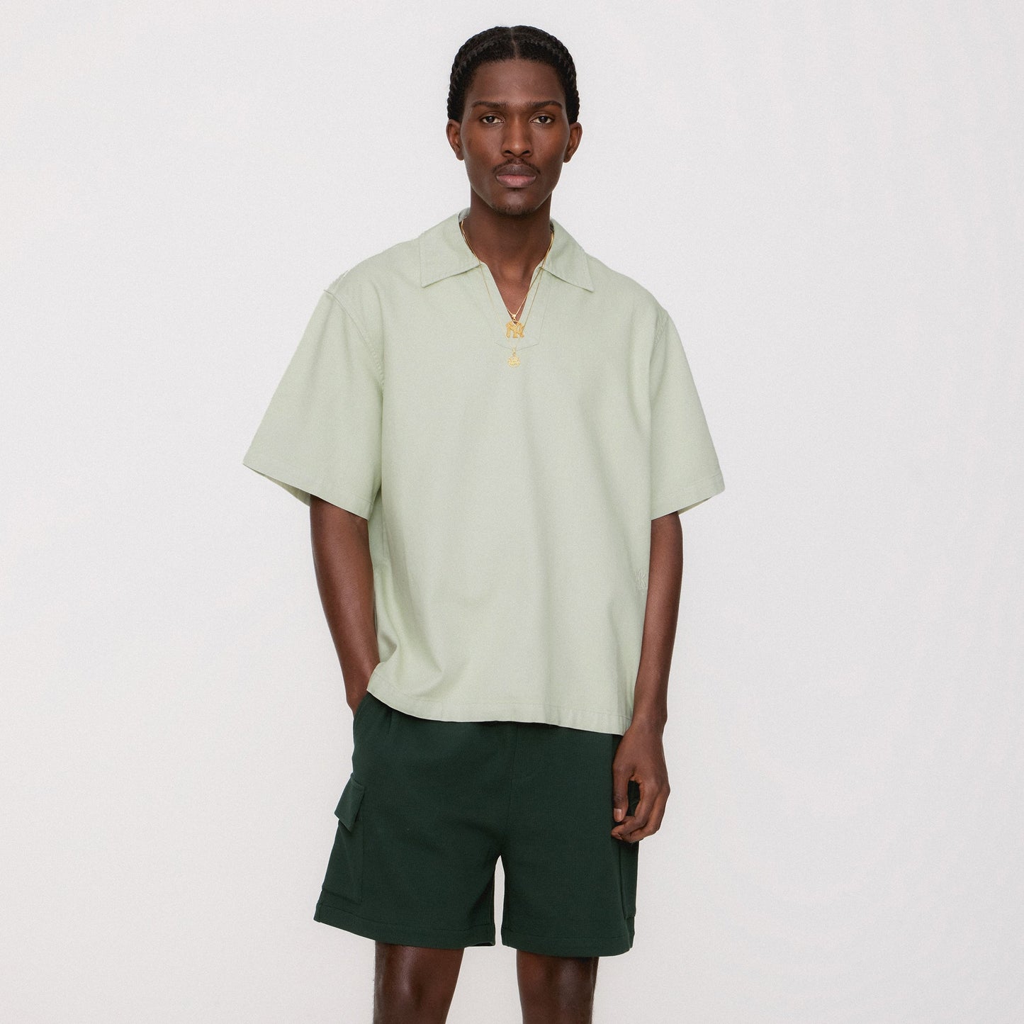 Men Kith Kith Micro Waffle Fairfax Cargo Short - Stadium