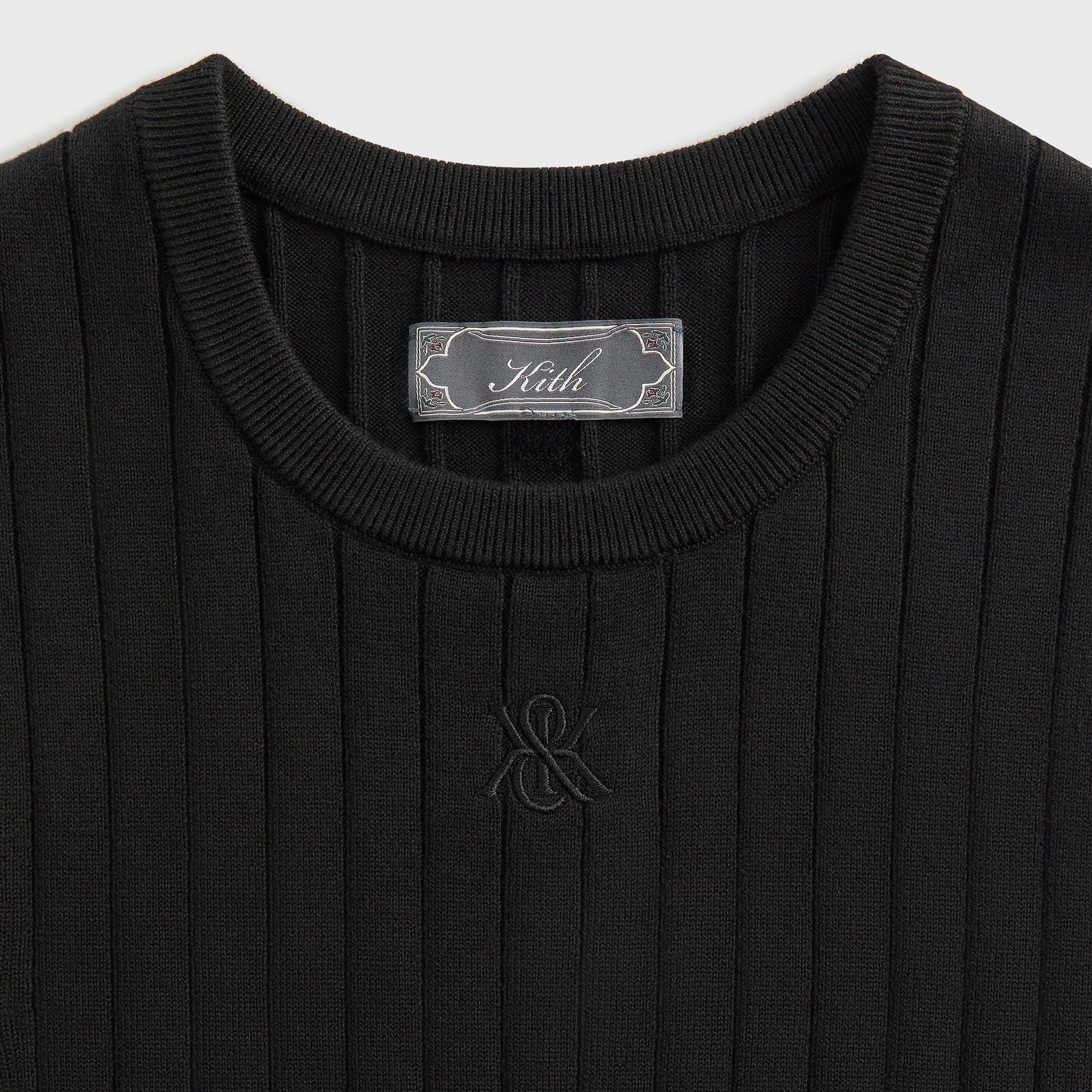 Men Kith Kith Rhys Knit Stripe Vest - Black