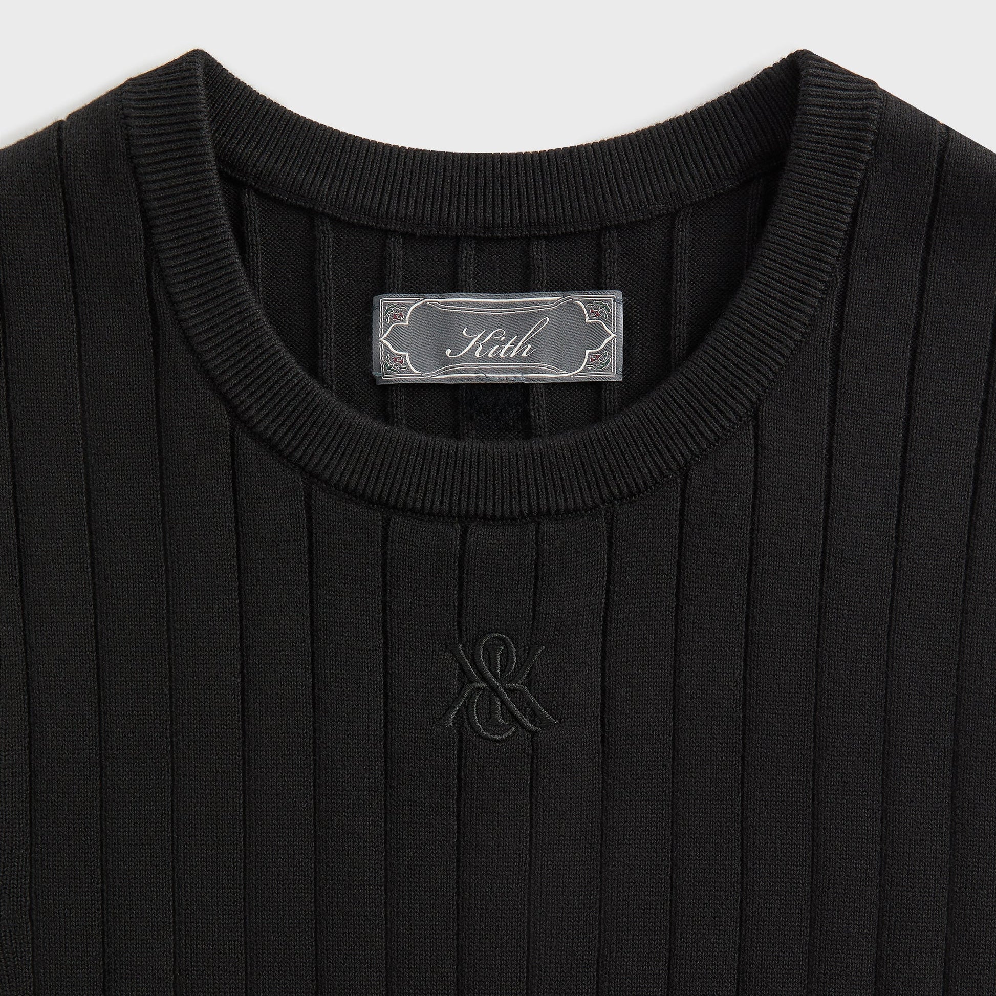 Men Kith Kith Rhys Knit Stripe Vest - Black