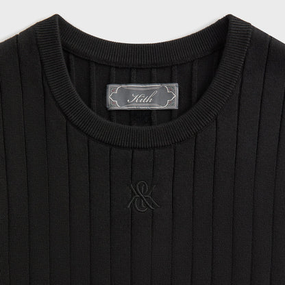 Men Kith Kith Rhys Knit Stripe Vest - Black