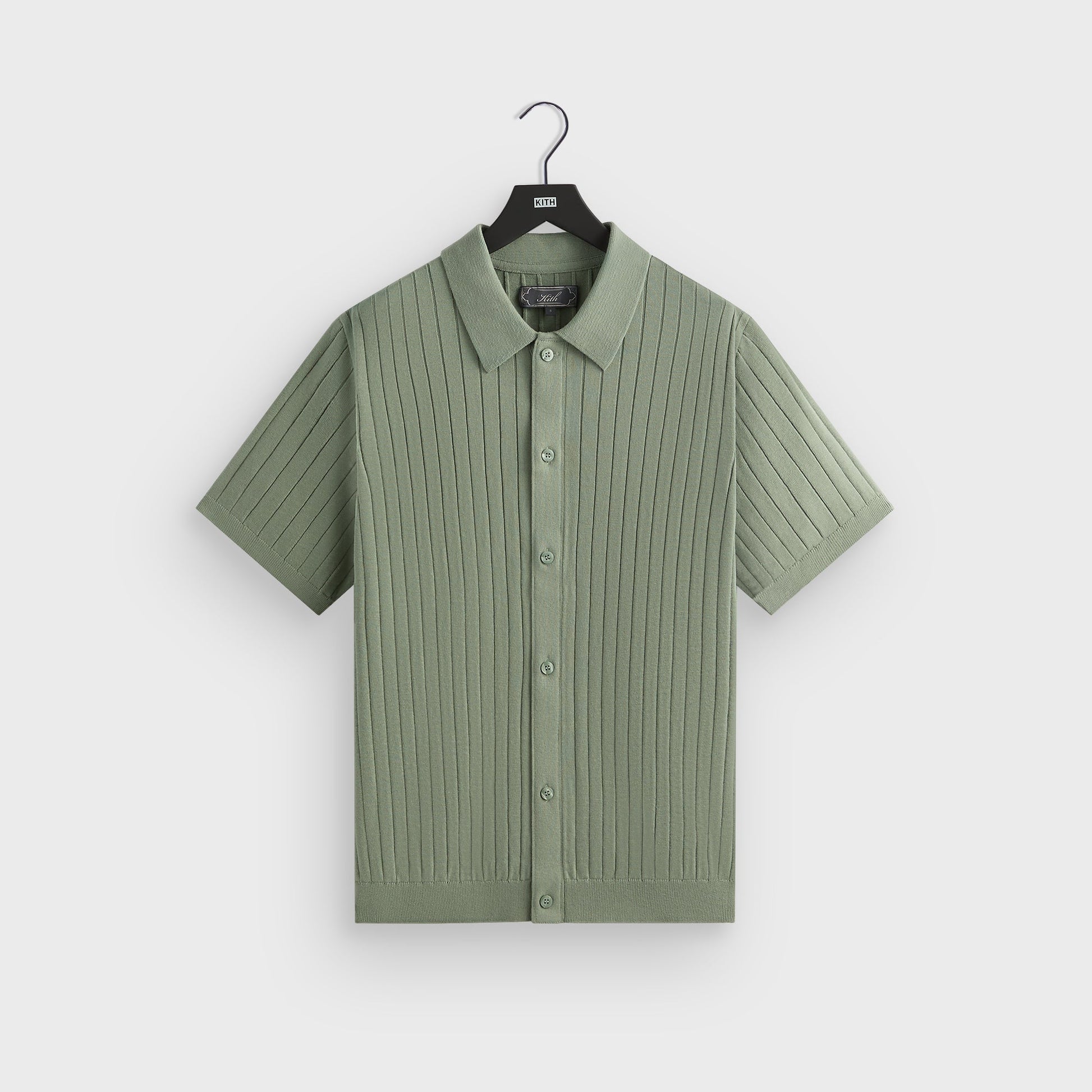 Men Kith Kith Rhys Knit Stripe Buttondown - Pavilion