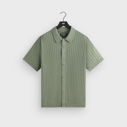Men Kith Kith Rhys Knit Stripe Buttondown - Pavilion
