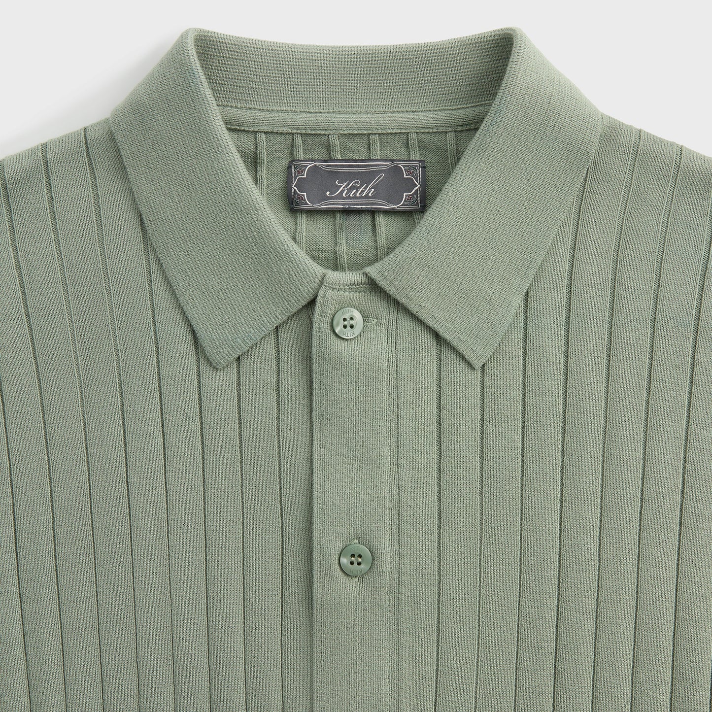 Men Kith Kith Rhys Knit Stripe Buttondown - Pavilion