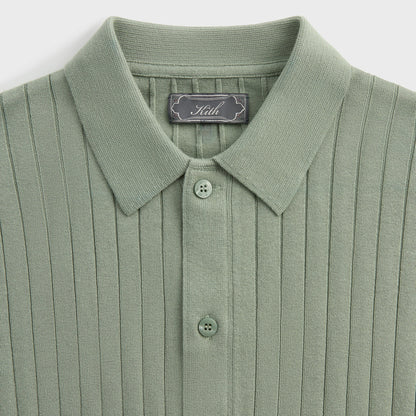 Men Kith Kith Rhys Knit Stripe Buttondown - Pavilion