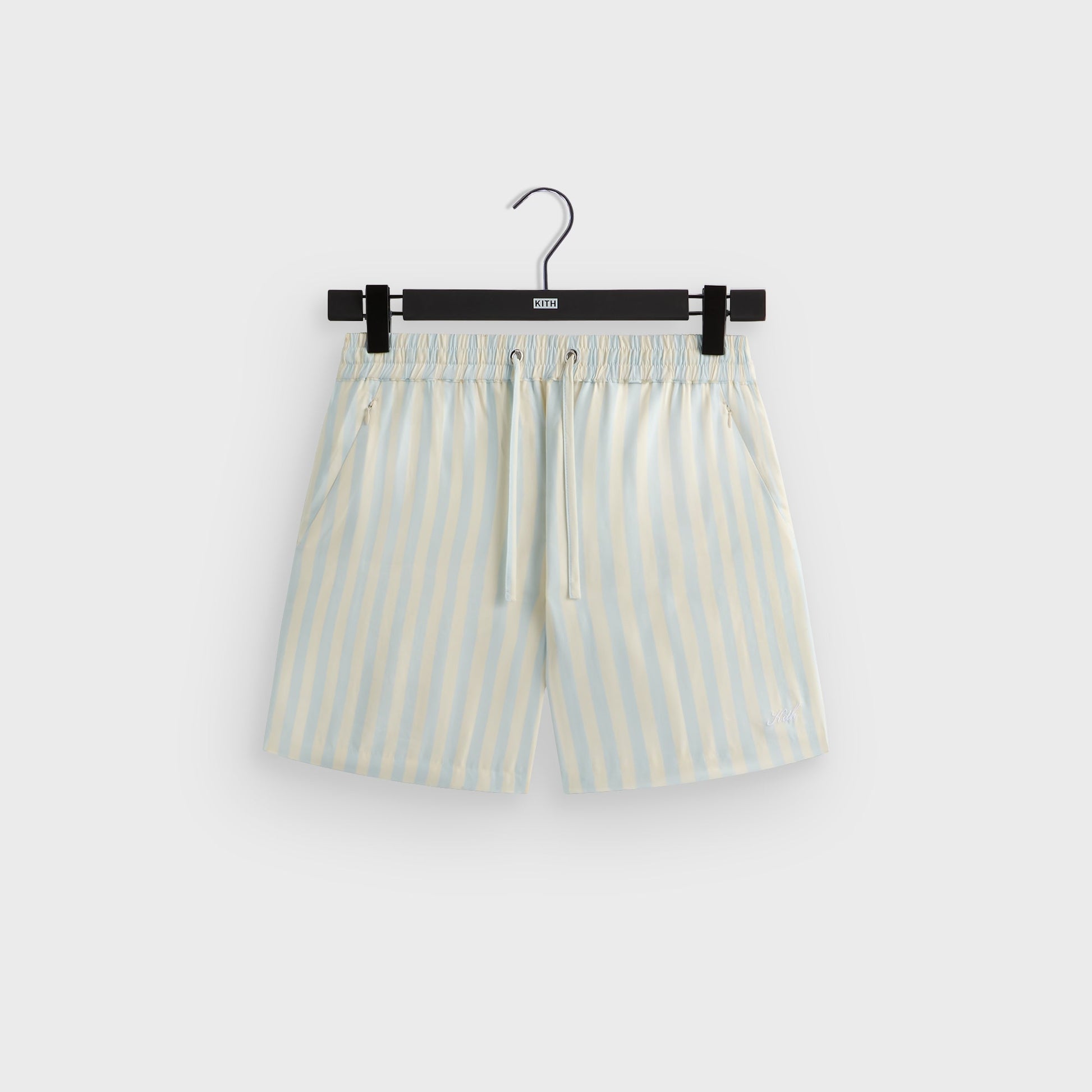 Men Kith Kith Striped Cedar Short - Light Indigo