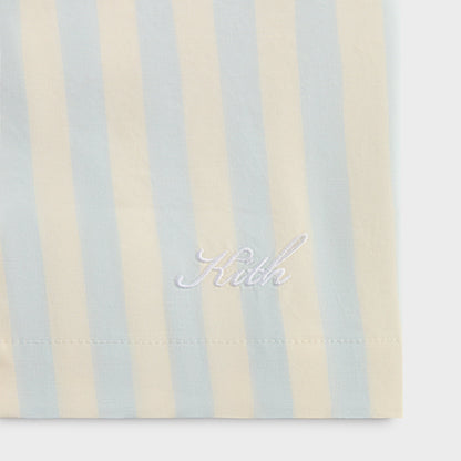 Men Kith Kith Striped Cedar Short - Light Indigo