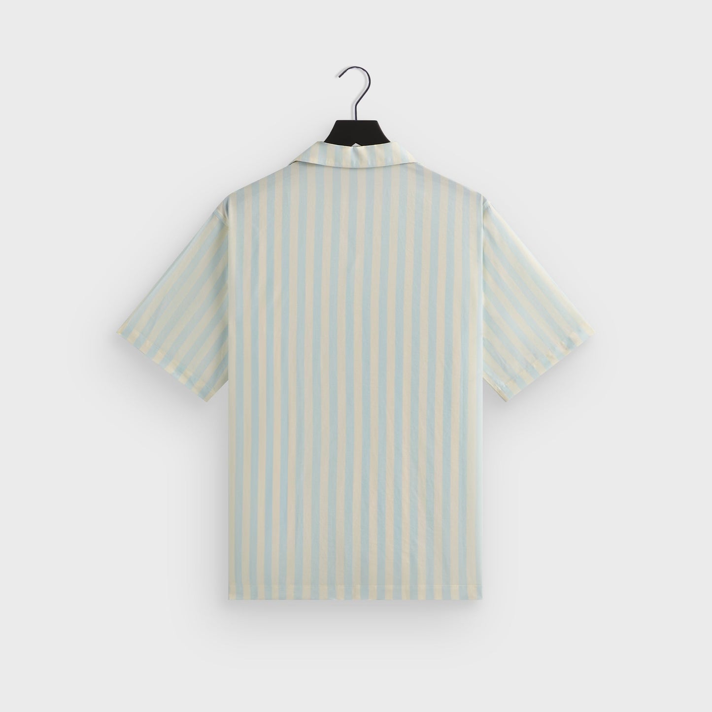 Men Kith Kith Striped Thompson Camp Collar Shirt - Light Indigo