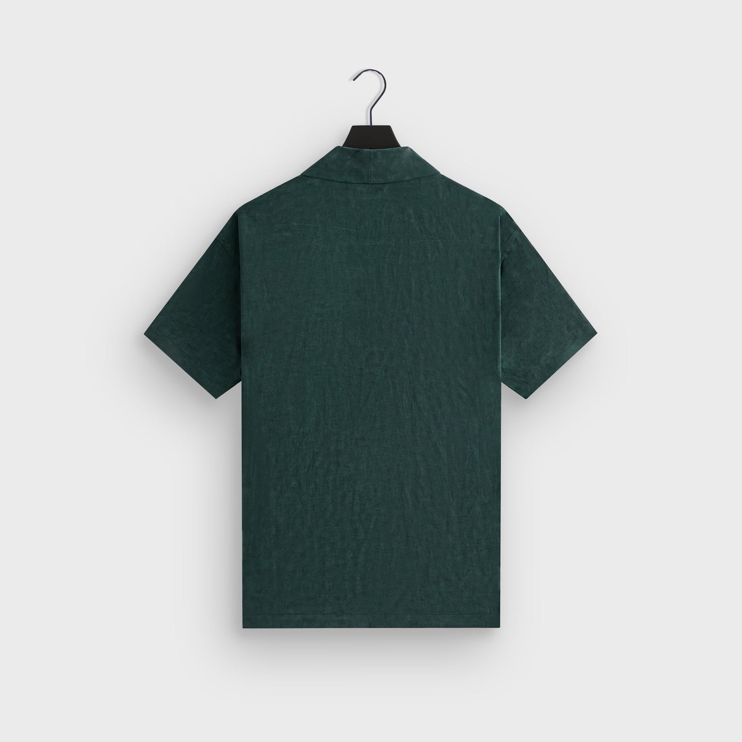Men Kith Kith Cupro Linen Short Sleeve Thompson Crossover Shirt - Stadium