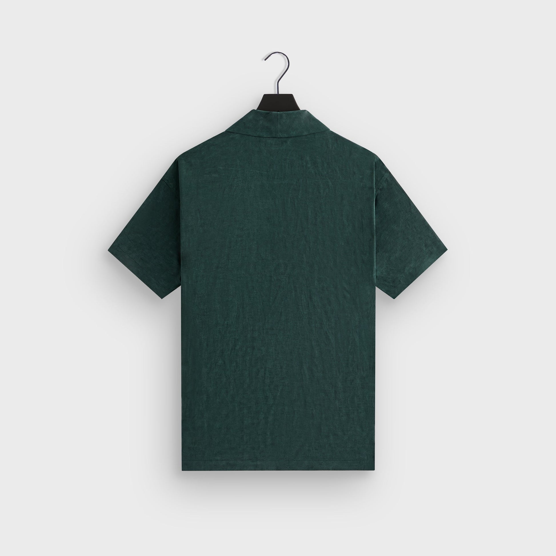 Men Kith Kith Cupro Linen Short Sleeve Thompson Crossover Shirt - Stadium