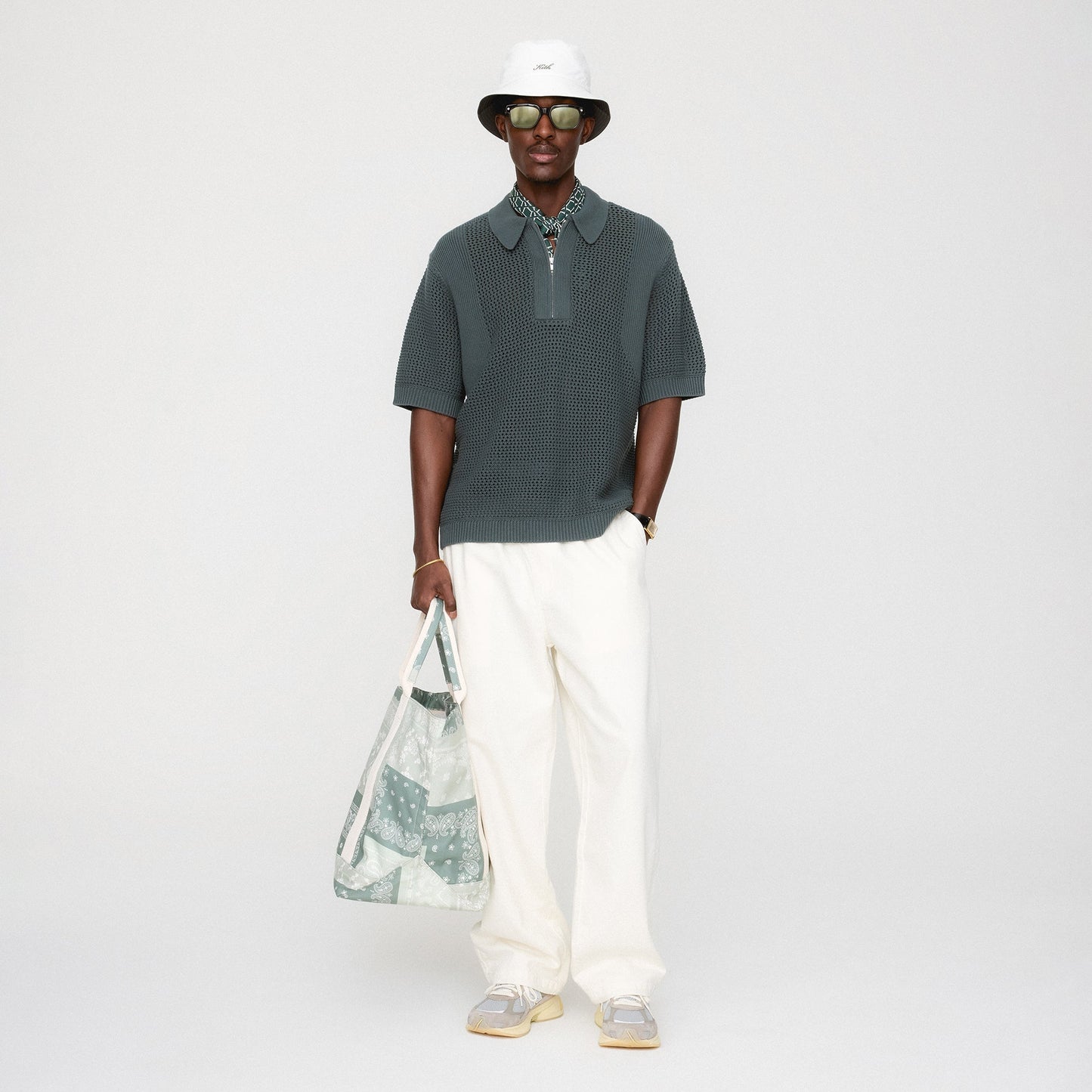 Men Kith Kith Washed Paisley Tote - Realm