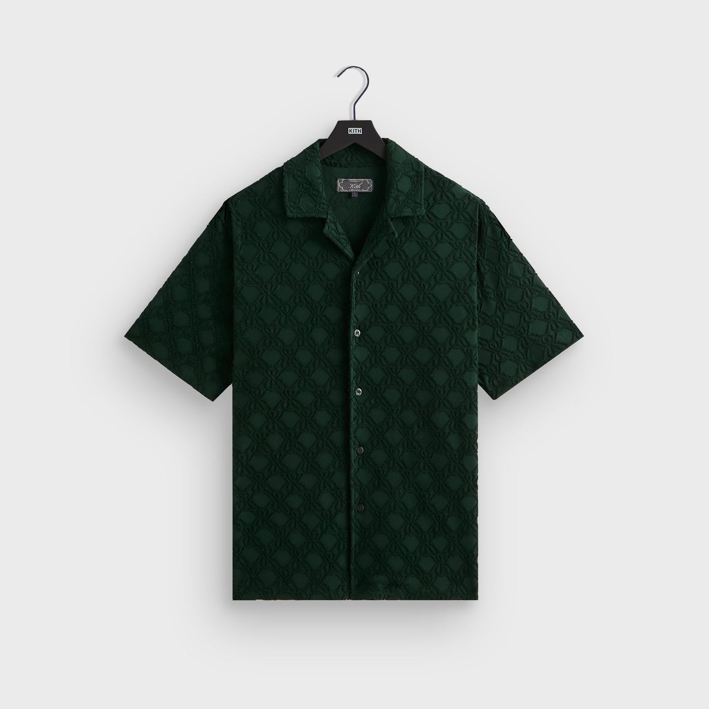 Men Kith Kith Monogram Terry Thompson Camp Collar Shirt - Stadium