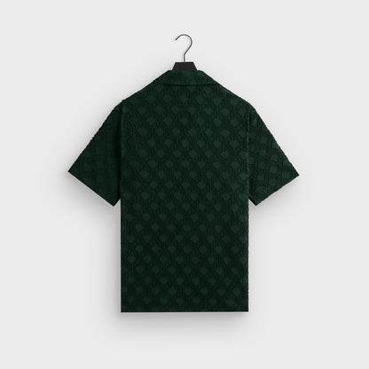 Men Kith Kith Monogram Terry Thompson Camp Collar Shirt - Stadium