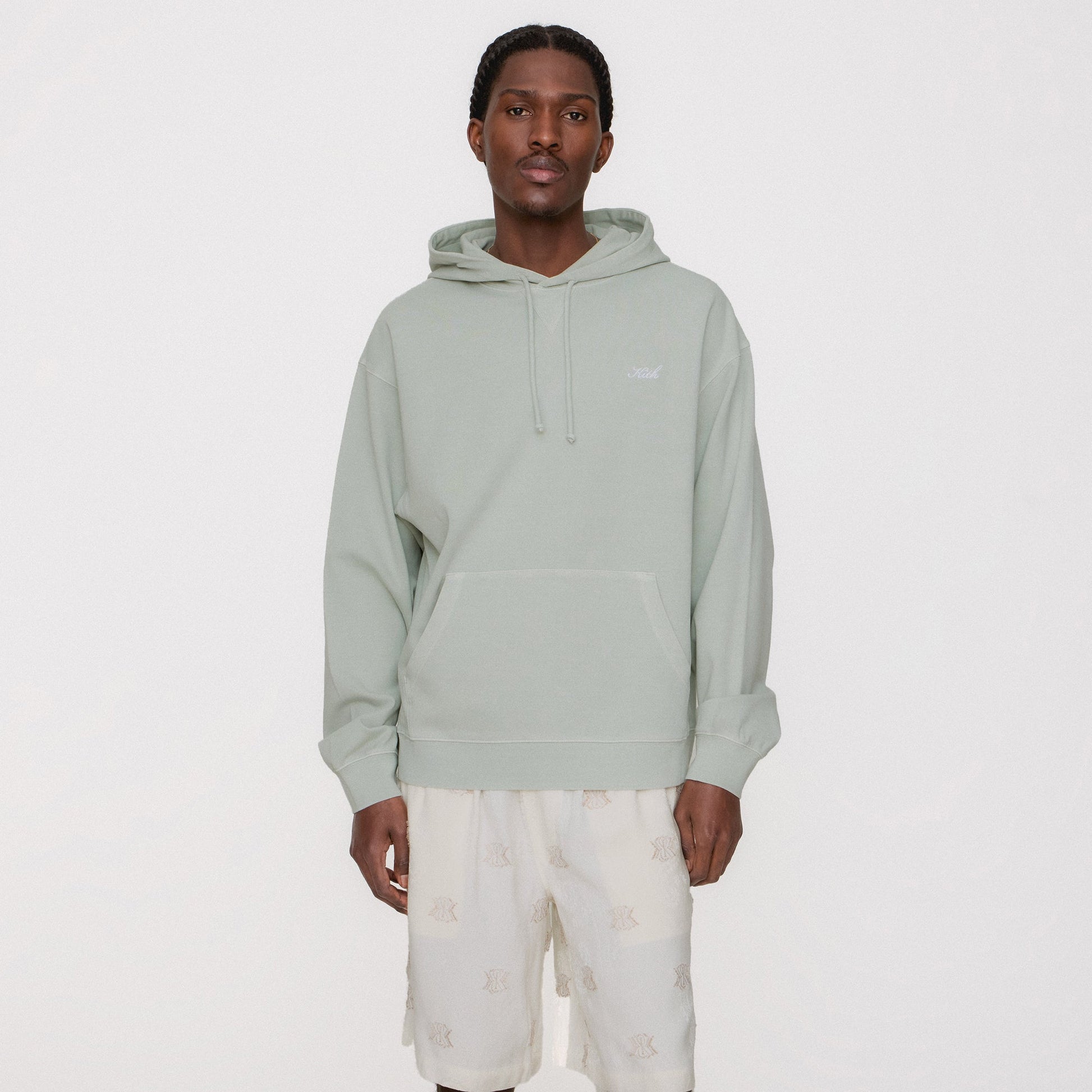 Men Kith Kith Crystal Wash Interlock Williams III Hoodie - Exam