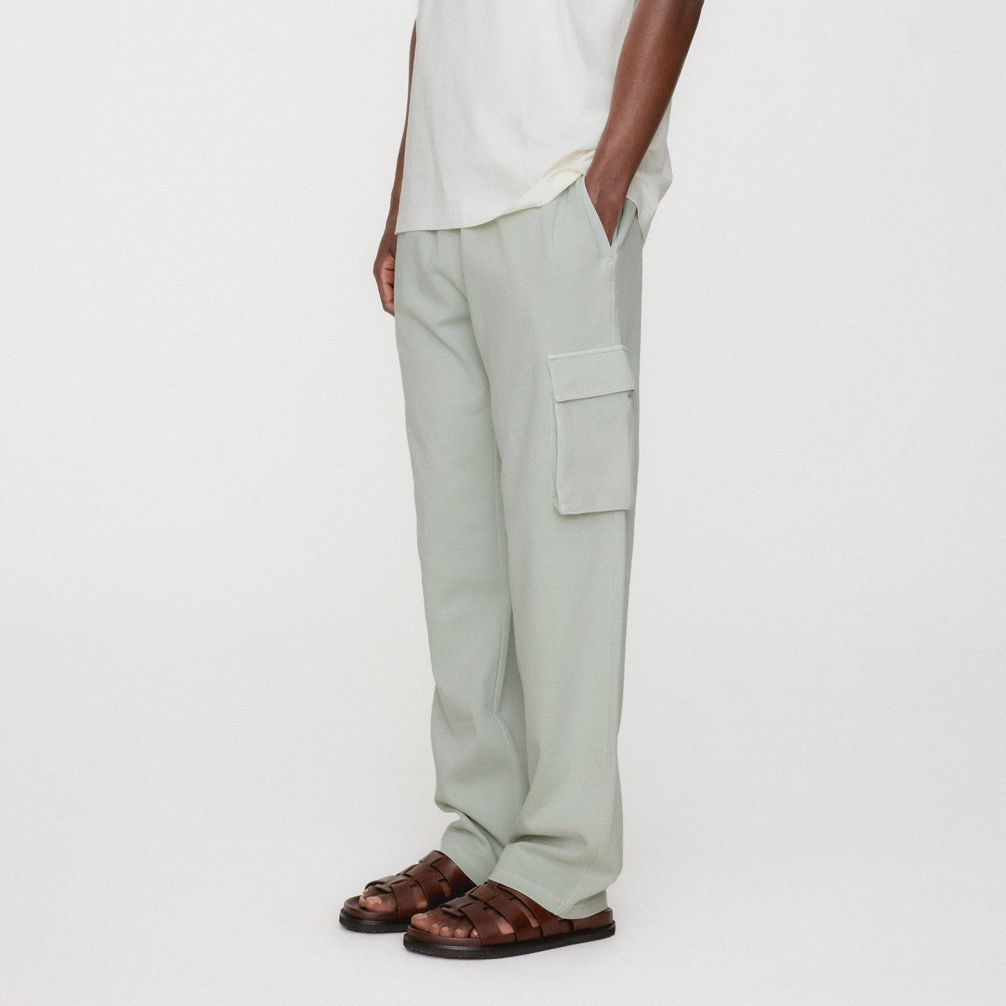 Men Kith Kith Crystal Wash Interlock Bryson Cargo Pant - Exam