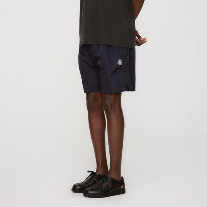 Men Kith Kith Garment Washed Nylon Active Swim Short - Ink