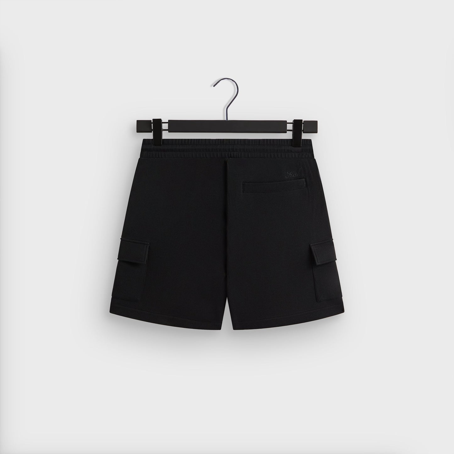 Men Kith Kith Micro Waffle Fairfax Cargo Short - Black