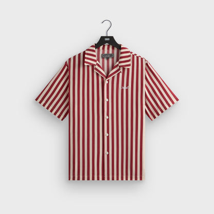 Men Kith Kith Striped Thompson Camp Collar Shirt - Allure
