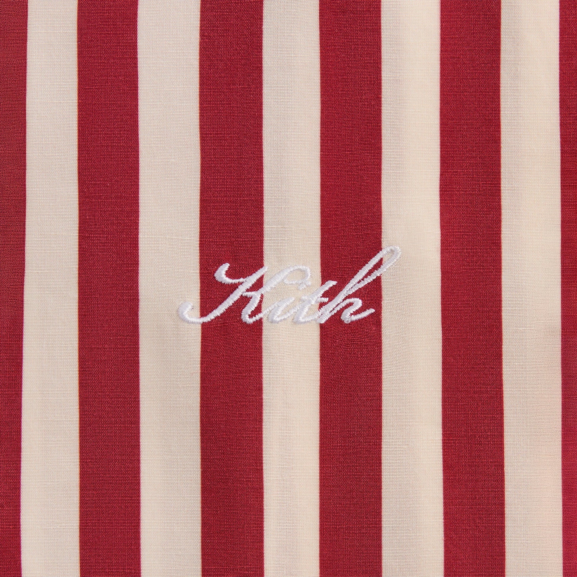 Men Kith Kith Striped Thompson Camp Collar Shirt - Allure