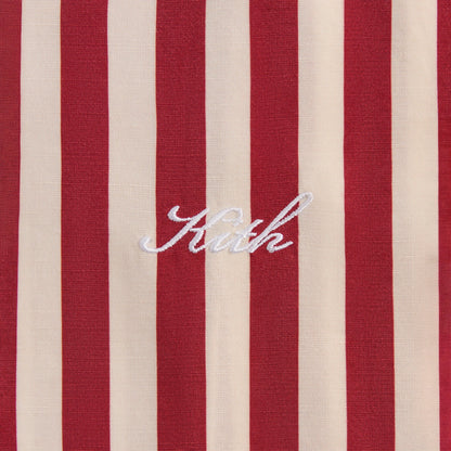 Men Kith Kith Striped Thompson Camp Collar Shirt - Allure
