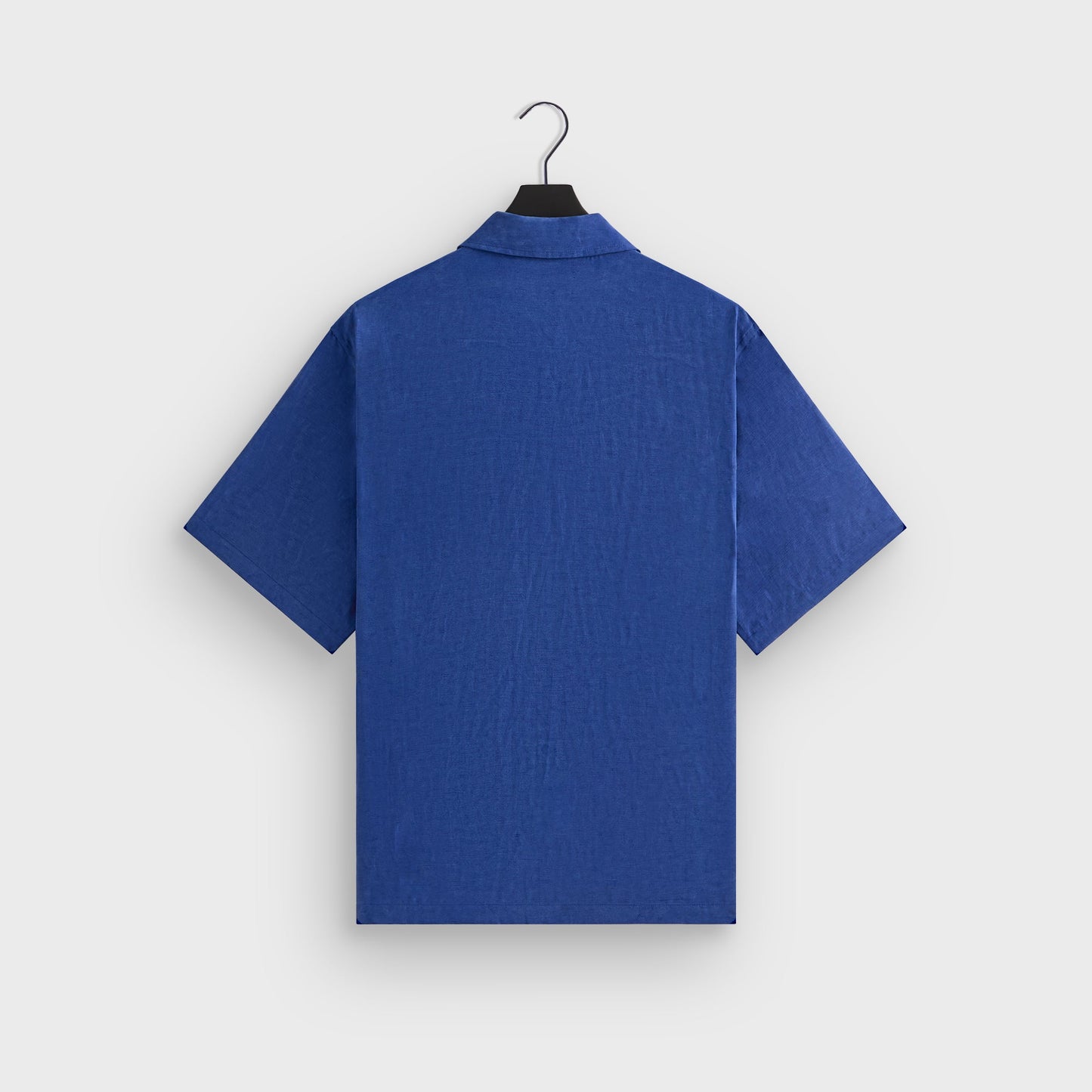 Men Kith Kith Cupro Linen Short Sleeve Boxy Collared Overshirt - Current
