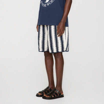 Men Kith Kith Crochet Curtis Short - Nocturnal