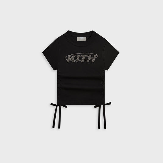 Kids Kith Kith Kids Ruched Mulberry Tee - Black