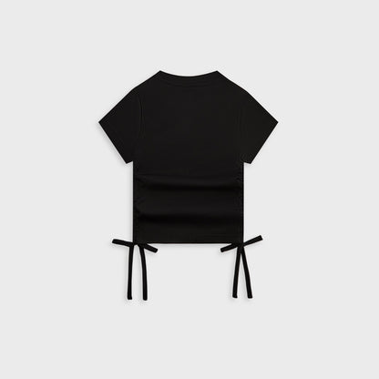 Kids Kith Kith Kids Ruched Mulberry Tee - Black