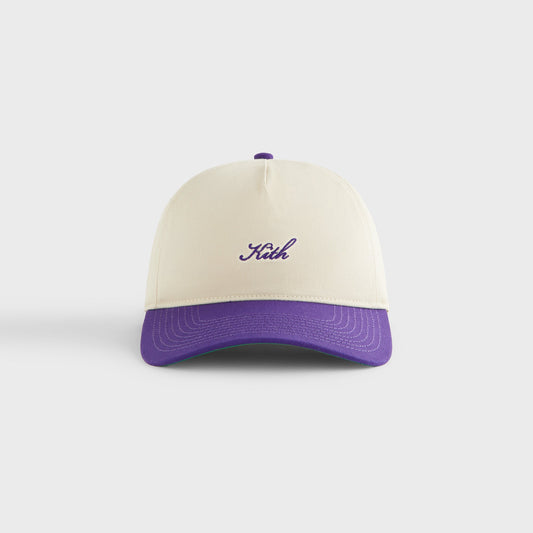Women Kith Kith Women Two-Tone Cotton Twill Pinch Crown Cap - Sandrift