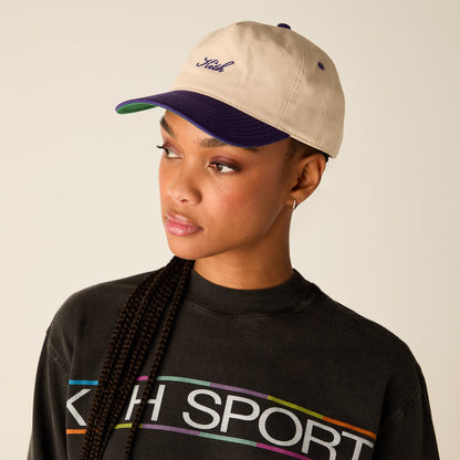 Women Kith Kith Women Two-Tone Cotton Twill Pinch Crown Cap - Sandrift