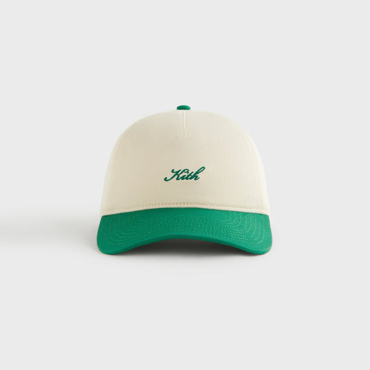 Women Kith Kith Women Two-Tone Cotton Twill Pinch Crown Cap - Newt