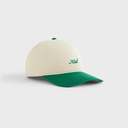 Women Kith Kith Women Two-Tone Cotton Twill Pinch Crown Cap - Newt