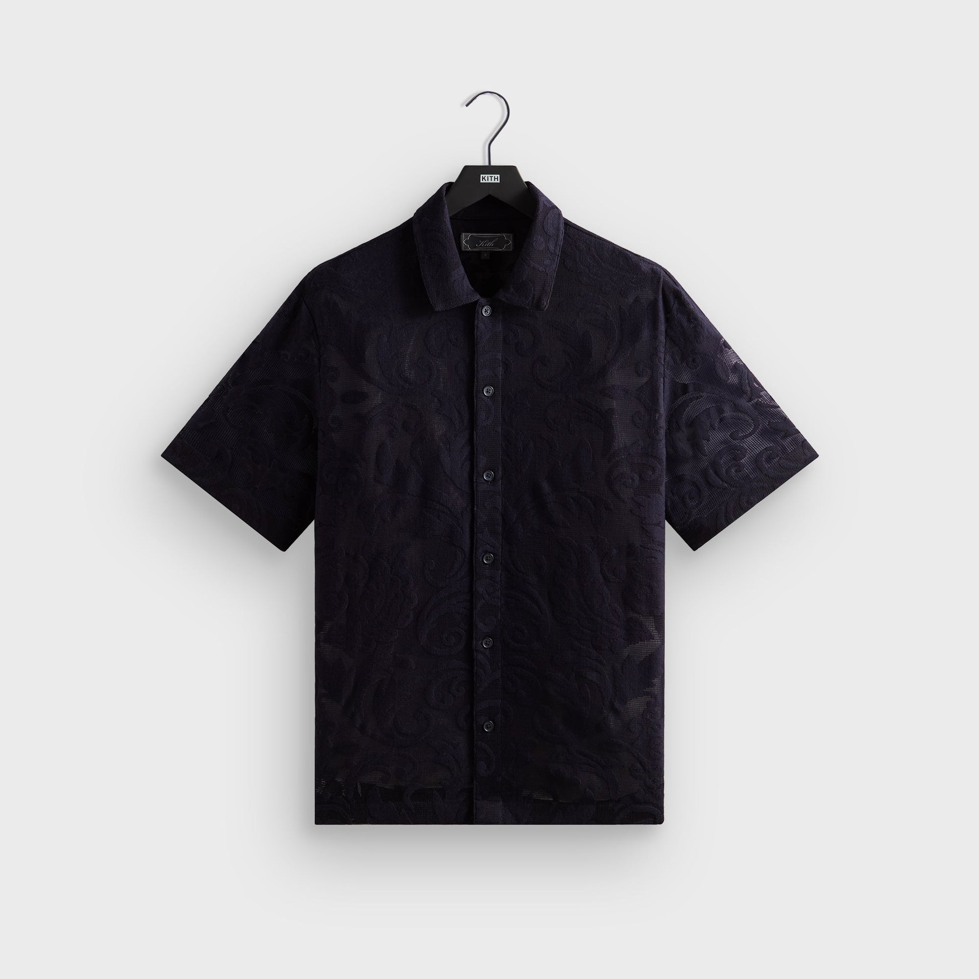Men Kith Kith Lace Reade Shirt - Ink
