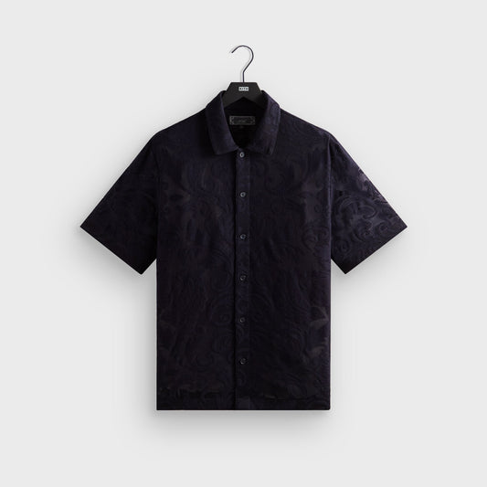 Men Kith Kith Lace Reade Shirt - Ink