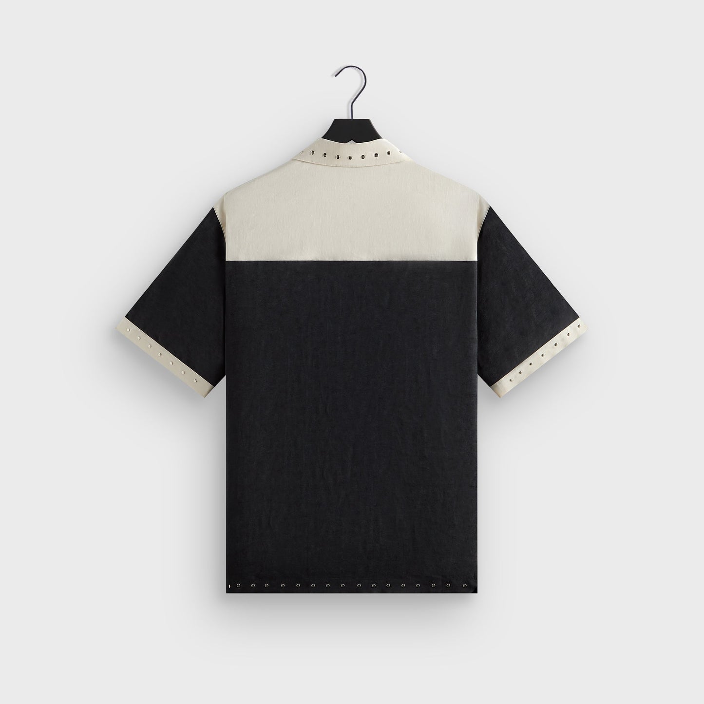 Men Kith &Kin Sawyer Short Sleeve Camp Collar Shirt - Black