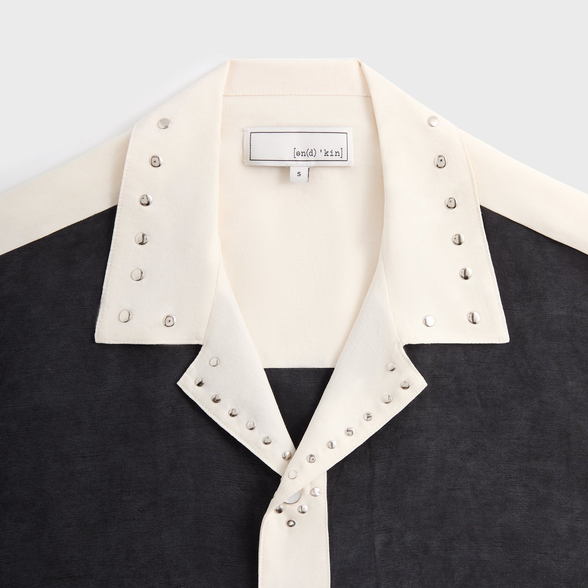 Men Kith &Kin Sawyer Short Sleeve Camp Collar Shirt - Black