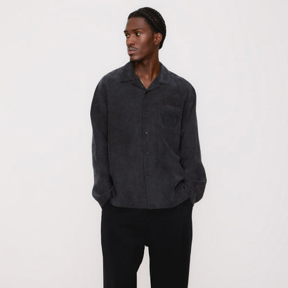 Men Kith Kith Adonis Camp Collar Shirt - Black