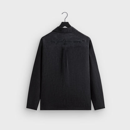 Men Kith Kith Adonis Camp Collar Shirt - Black