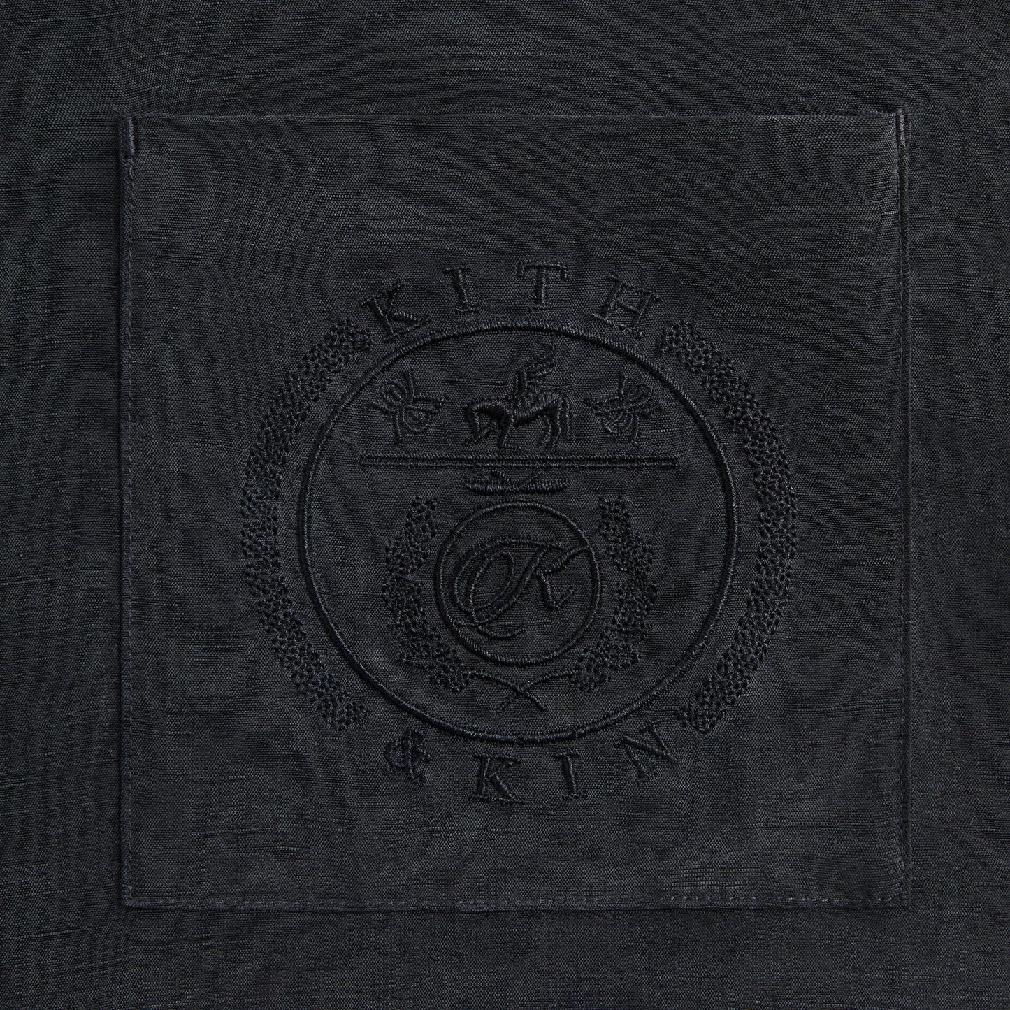 Men Kith Kith Adonis Camp Collar Shirt - Black
