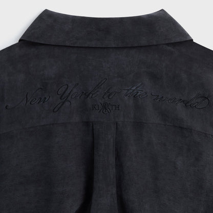 Men Kith Kith Adonis Camp Collar Shirt - Black