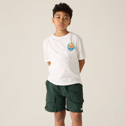 Kids Kith Kith Kids Sunset Vacation Tee - White