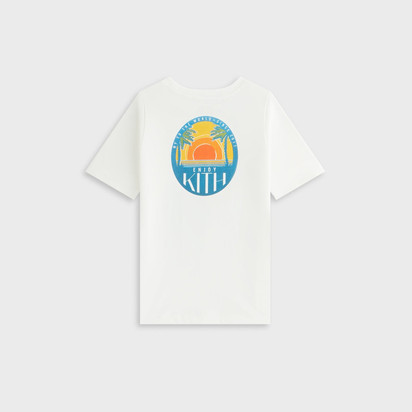 Kids Kith Kith Kids Sunset Vacation Tee - White