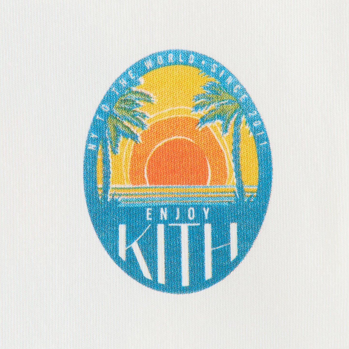 Kids Kith Kith Kids Sunset Vacation Tee - White