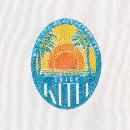 Kids Kith Kith Kids Sunset Vacation Tee - White