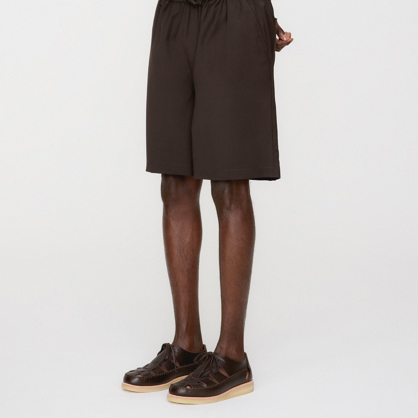 Men Kith &Kin Tropical Wool Lewis Short - Kindling