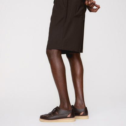 Men Kith &Kin Tropical Wool Lewis Short - Kindling